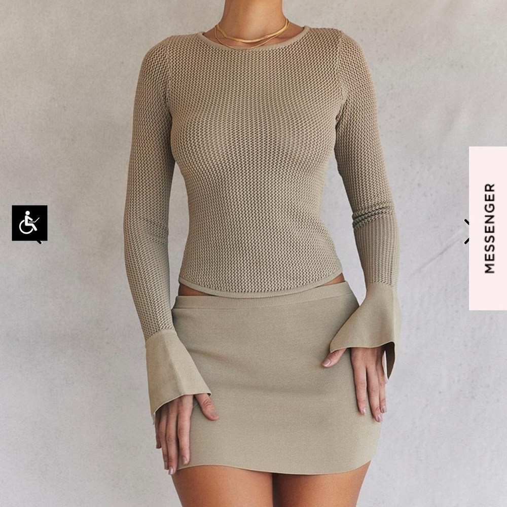 House of CB Mini skirt 🤎